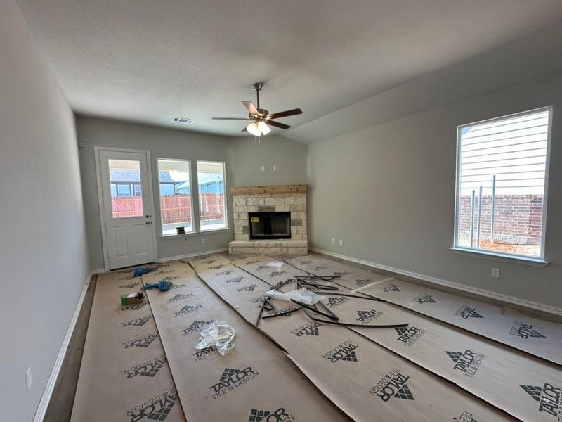 In-progress construction of a new home in Covenant Park, Springtown, TX (Image 5). In-progress construction of a new home in Covenant Park, Springtown, TX (Image 5).