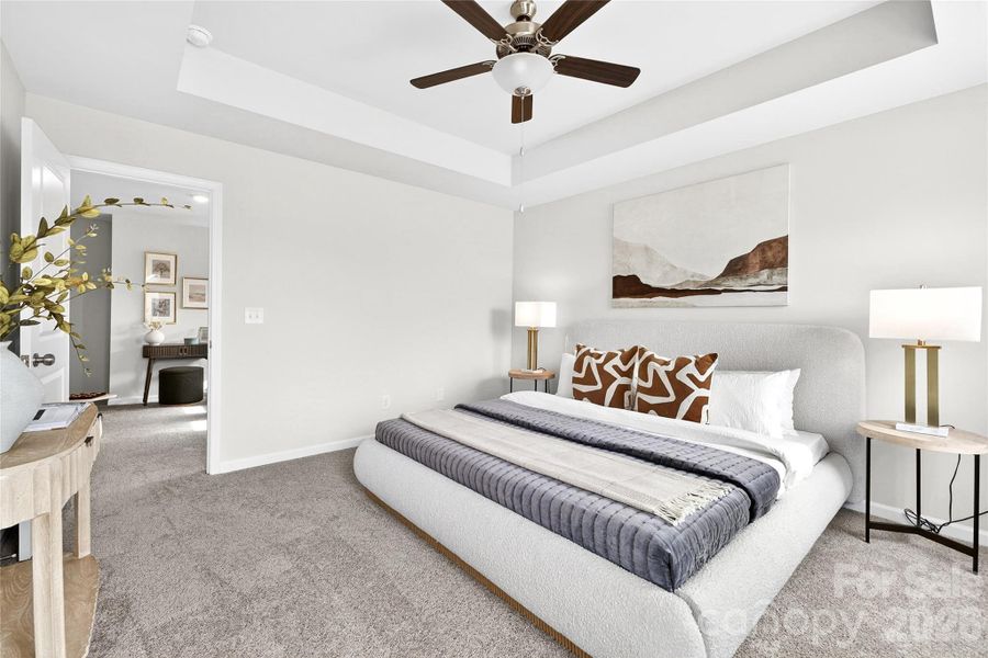 Furnished interior view inside a new home in , Charlotte (Image 16). Furnished interior view inside a new home in , Charlotte (Image 16).