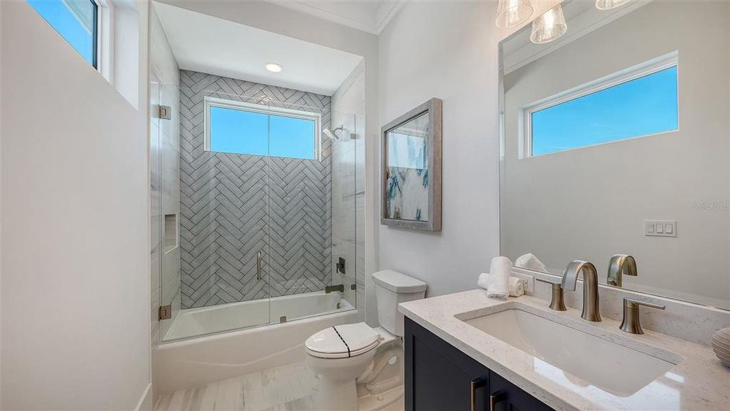 Furnished interior view inside a new home in , Sarasota (Image 44).