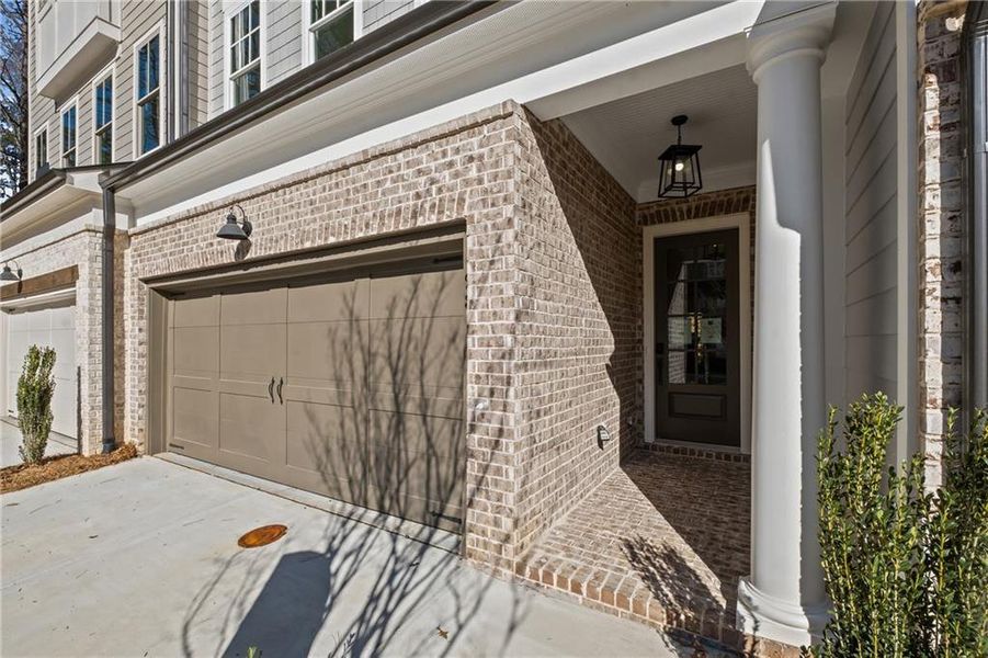 Exterior details and patio area of a home in Devin's Shire - A Kennesaw Tradition, Kennesaw (Image 23).