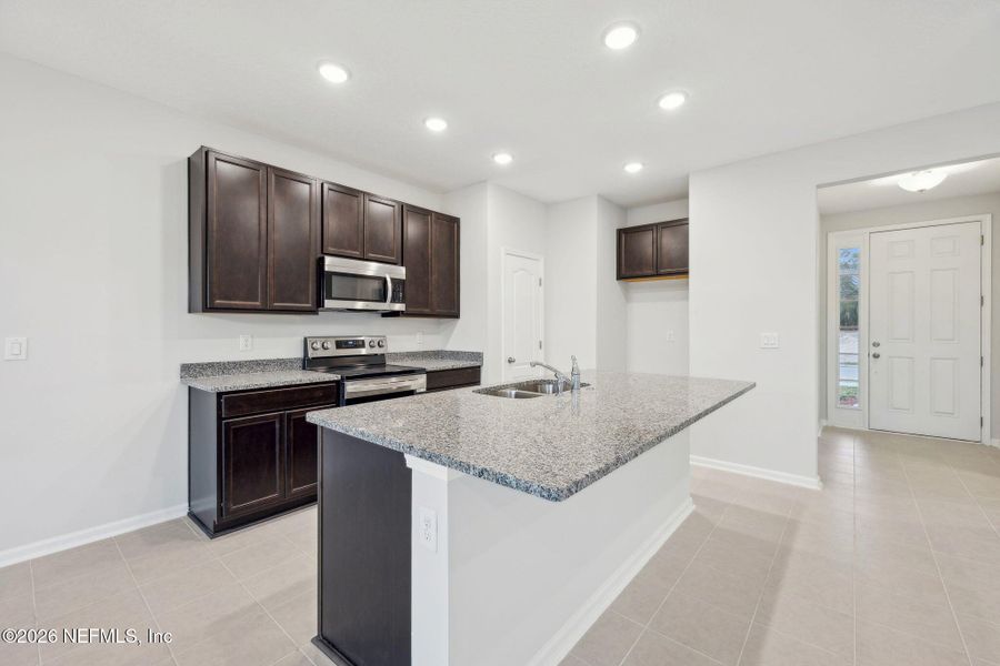 Furnished interior view inside a new home in , Jacksonville (Image 6). Furnished interior view inside a new home in , Jacksonville (Image 6).