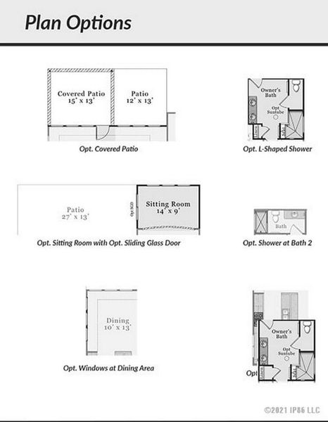 2D floor plan layout for the Torino Bungalow by Epcon Communities in The Cottages at 78 North, Sanford, NC (Image 4). 2D floor plan layout for the Torino Bungalow by Epcon Communities in The Cottages at 78 North, Sanford, NC (Image 4).