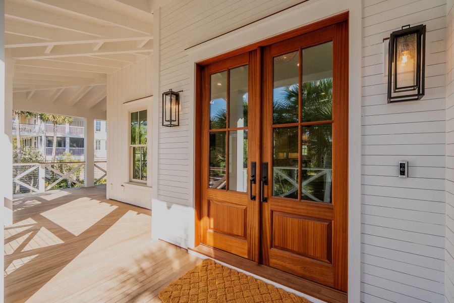 Exterior details and patio area of a home in , Folly Beach (Image 51).