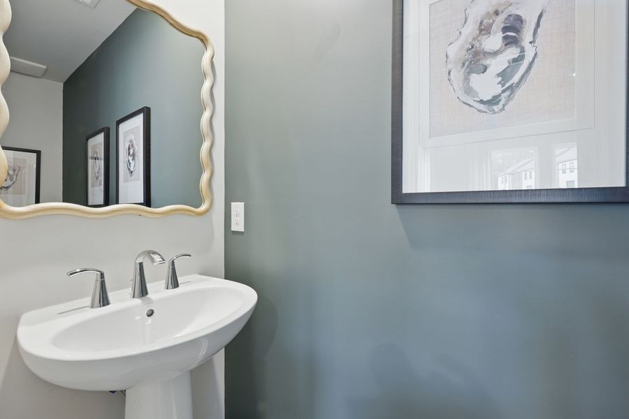 Lower Level Powder Room Lower Level Powder Room