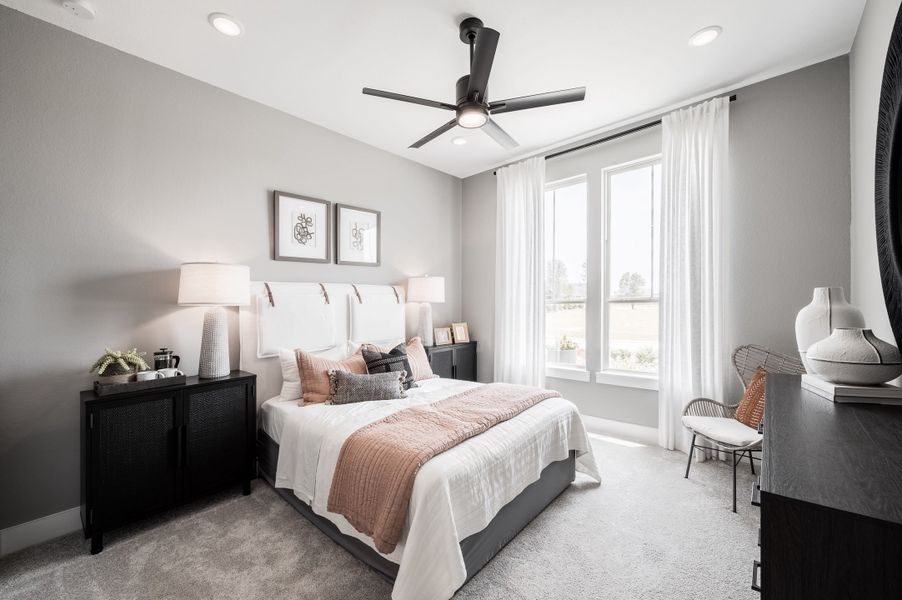 Representative furnished interior of a home built from the Fulbright by Tri Pointe Homes in Pecan Ridge, Fulshear (Image 38). Representative furnished interior of a home built from the Fulbright by Tri Pointe Homes in Pecan Ridge, Fulshear (Image 38).