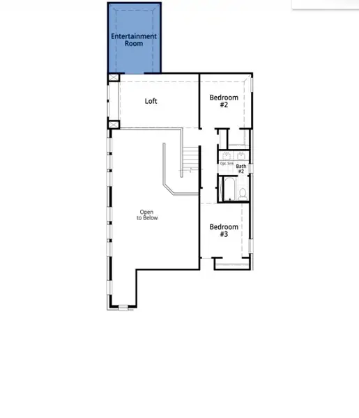 2D floor plan layout of this home in Goodland, Midlothian, TX (Image 5).