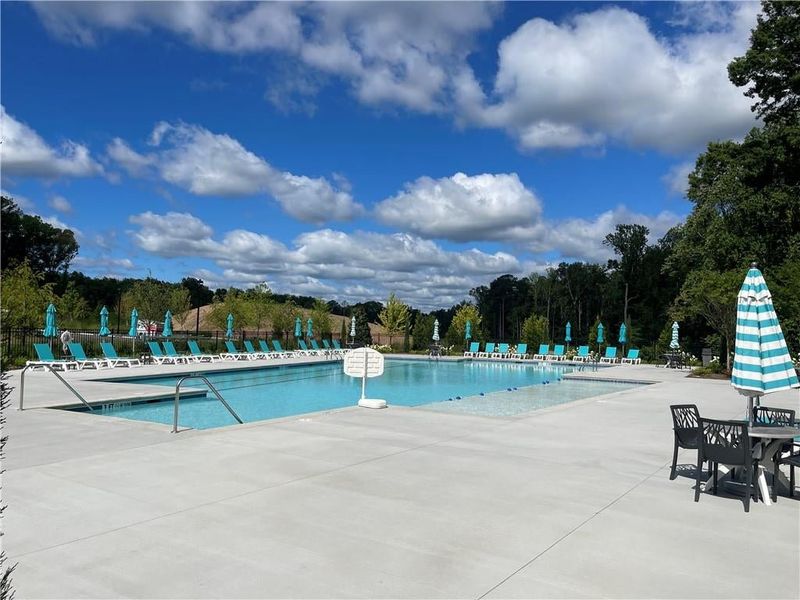 Spectacular pool with lap lanes!