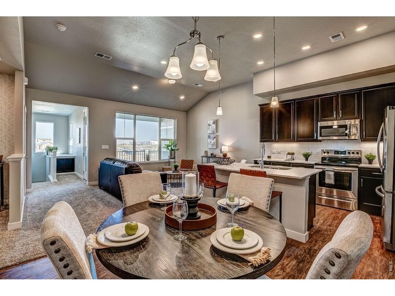 Furnished interior view inside a new home in , Longmont (Image 11).
