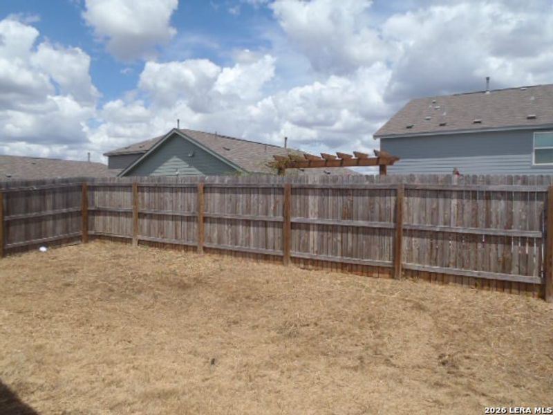 Exterior details and patio area of a home in Navarro Ranch, Seguin (Image 4). Exterior details and patio area of a home in Navarro Ranch, Seguin (Image 4).