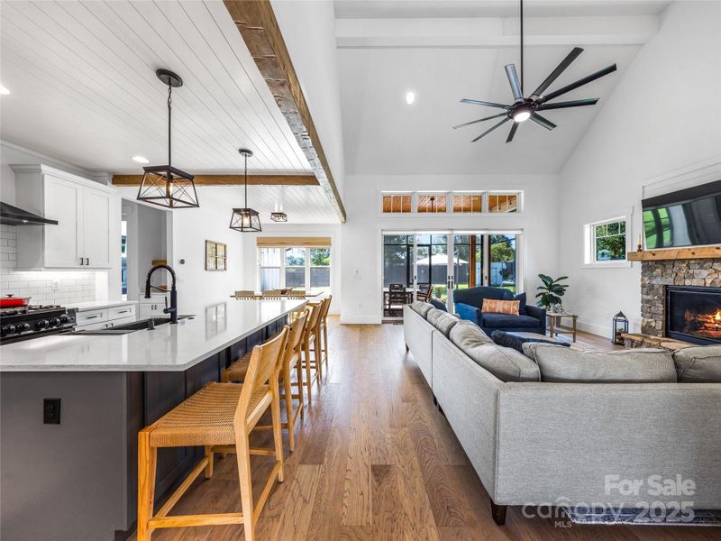 Furnished interior view inside a new home in , Mills River (Image 6).