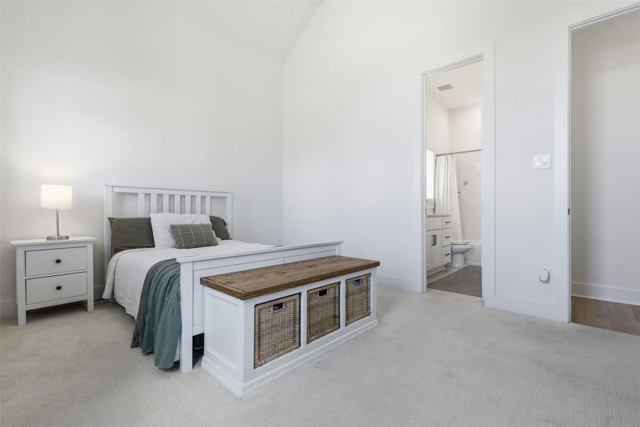 Furnished interior view inside a new home in Elyson, Katy (Image 16).