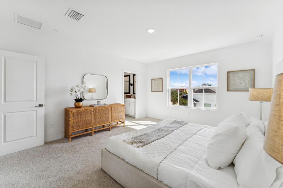 Furnished interior view inside a new home in , Fort Pierce (Image 13).