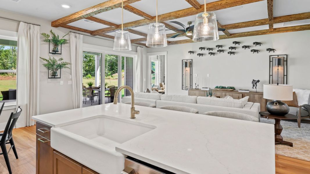 Representative furnished interior of a home built from the Traveler by DRB Elevate. in Summerwind Crossing at Lakes of Cane Bay, Summerville (Image 11).