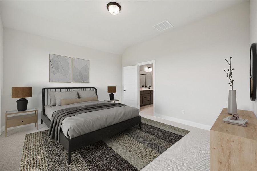 Furnished interior view inside a new home in Creekshaw – Classic, Royse City (Image 12). Furnished interior view inside a new home in Creekshaw – Classic, Royse City (Image 12).