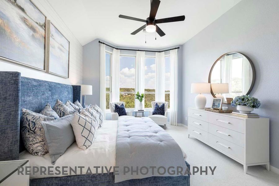 Furnished interior view inside a new home in Two Step Farm, Montgomery (Image 3).