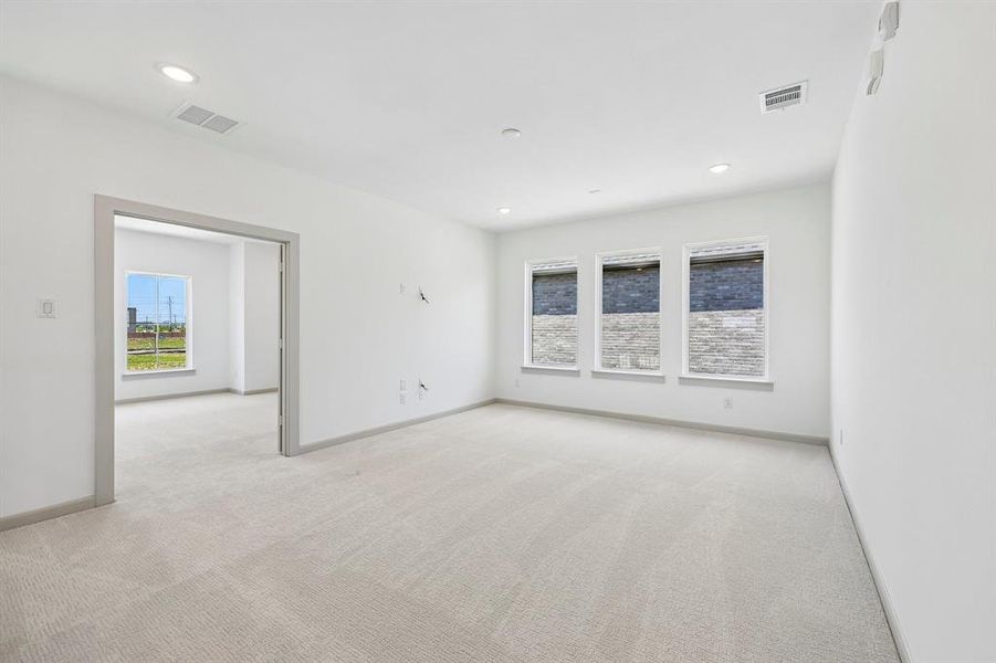 Hosting big game day parties or family game night is a breeze in this wonderful game room! Hosting big game day parties or family game night is a breeze in this wonderful game room!