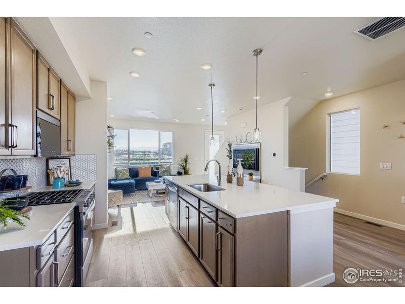 Furnished interior view inside a new home in Baseline, Broomfield (Image 14).
