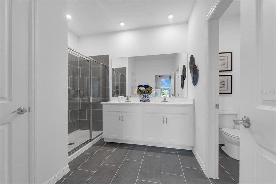 Furnished interior view inside a new home in Green Leaf, West Melbourne (Image 39).