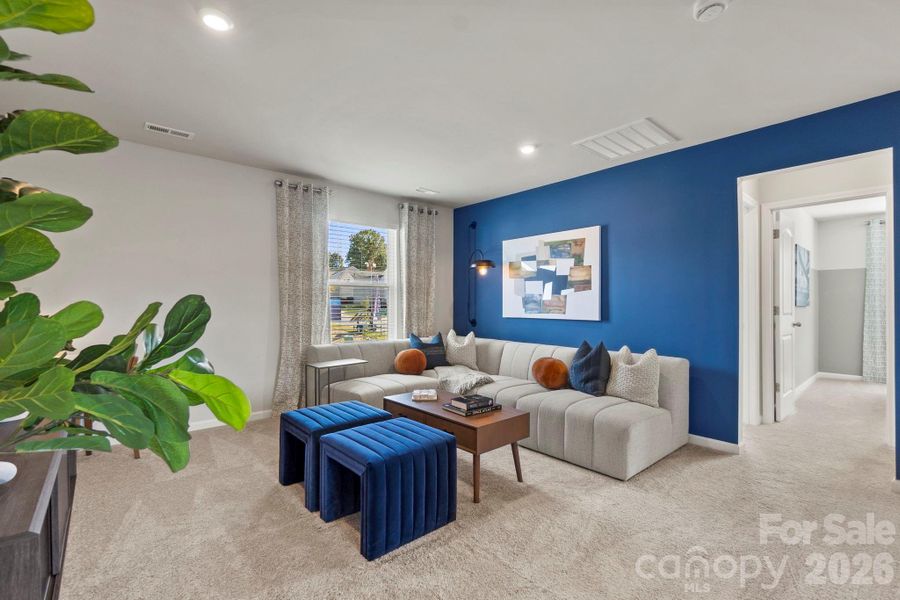 Furnished interior view inside a new home in The Meadows at Asbury Ridge, York (Image 10).