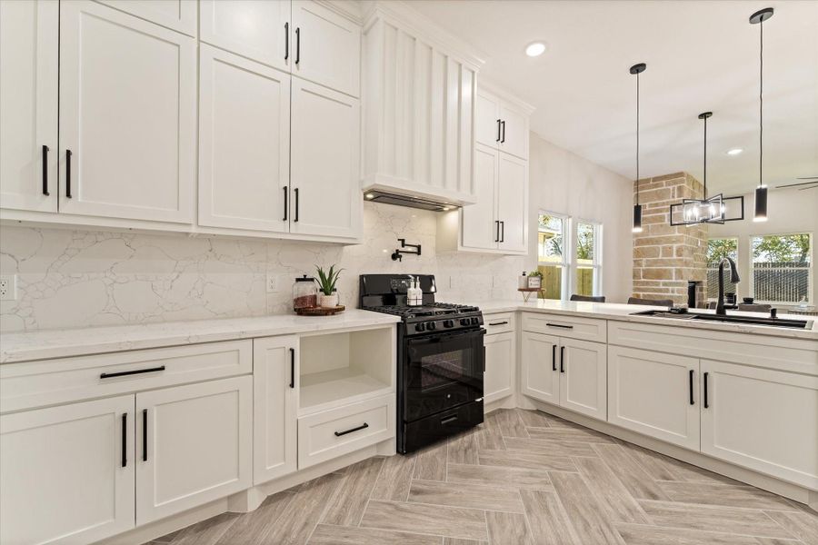Furnished interior view inside a new home in , La Porte (Image 9).