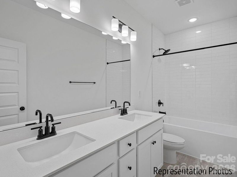 Furnished interior view inside a new home in , Charlotte (Image 9).