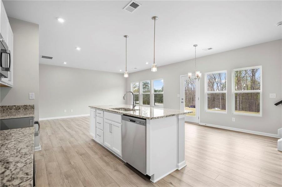 Furnished interior view inside a new home in Sage Woods, Dallas (Image 8).