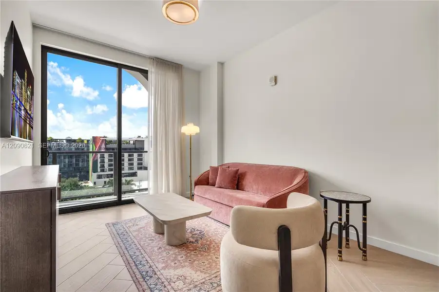 Furnished interior view inside a new home in , Miami (Image 4).