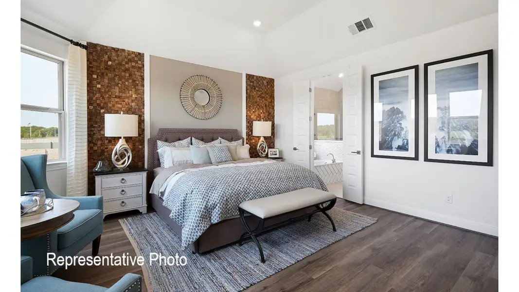 Representative furnished interior of a home built from the Palm by Brightland Homes in Hulen Trails, Fort Worth (Image 7). Representative furnished interior of a home built from the Palm by Brightland Homes in Hulen Trails, Fort Worth (Image 7).