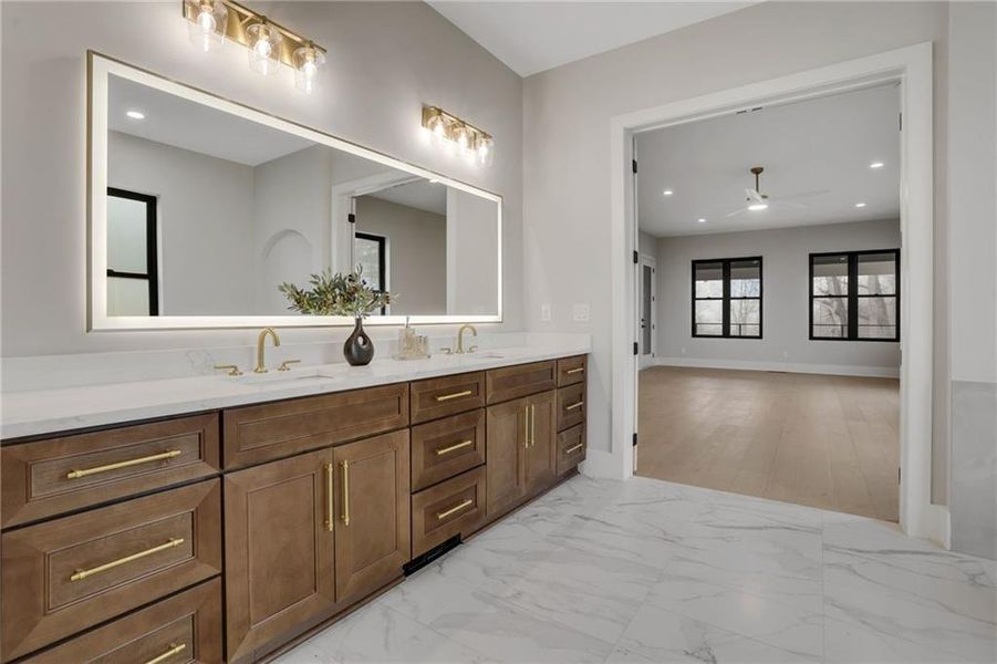 Furnished interior view inside a new home in , Milton (Image 13).