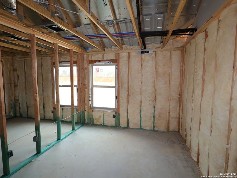 In-progress construction of a new home in Chaparral Ranch, Floresville, TX (Image 35).