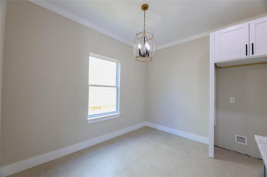 Breakfast area open to Kitchen & Family Room.