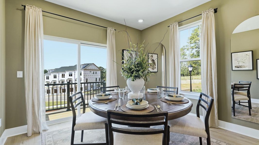 Furnished interior view inside a new home in Traynham Place, Greenville (Image 36).