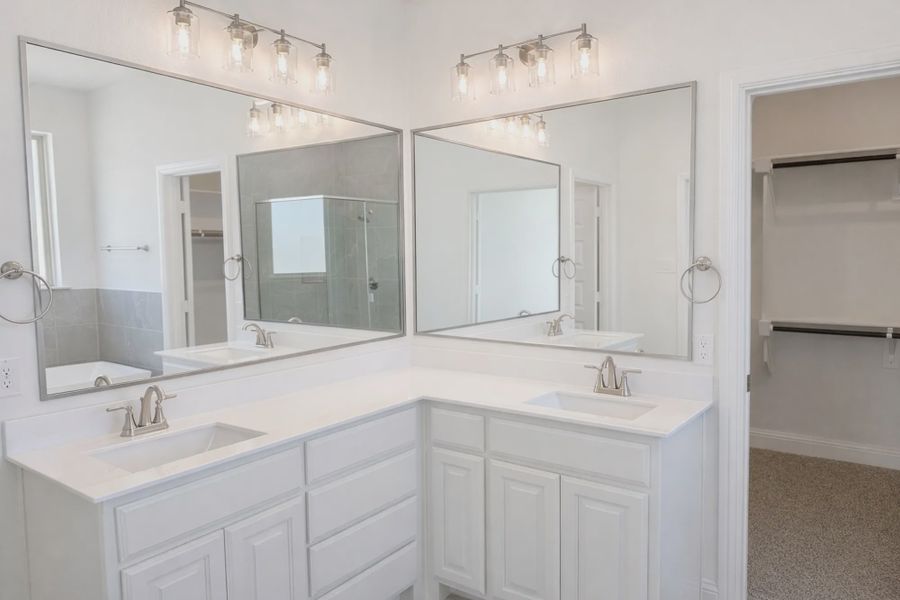 Representative furnished interior of a home built from the Hudson III by Cheldan Homes in Terra Vista Estates, Springtown (Image 13).
