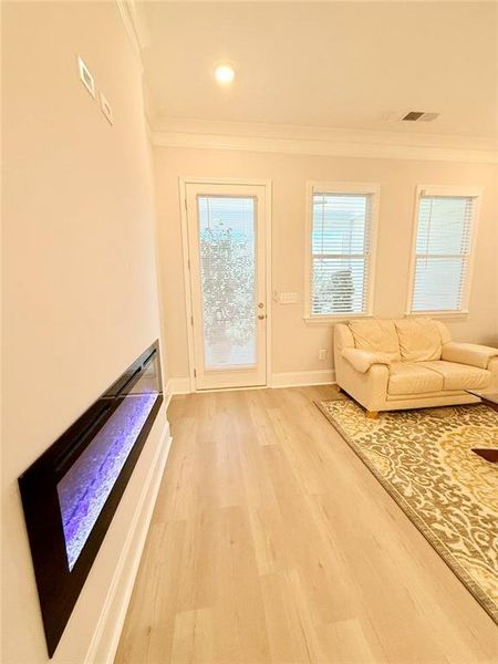 Spacious, unfurnished interior of a new home in Haven at Stanley, Kennesaw (Image 16). Spacious, unfurnished interior of a new home in Haven at Stanley, Kennesaw (Image 16).