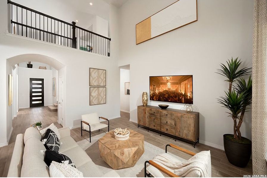 Furnished interior view inside a new home in The Parklands, Schertz (Image 10).