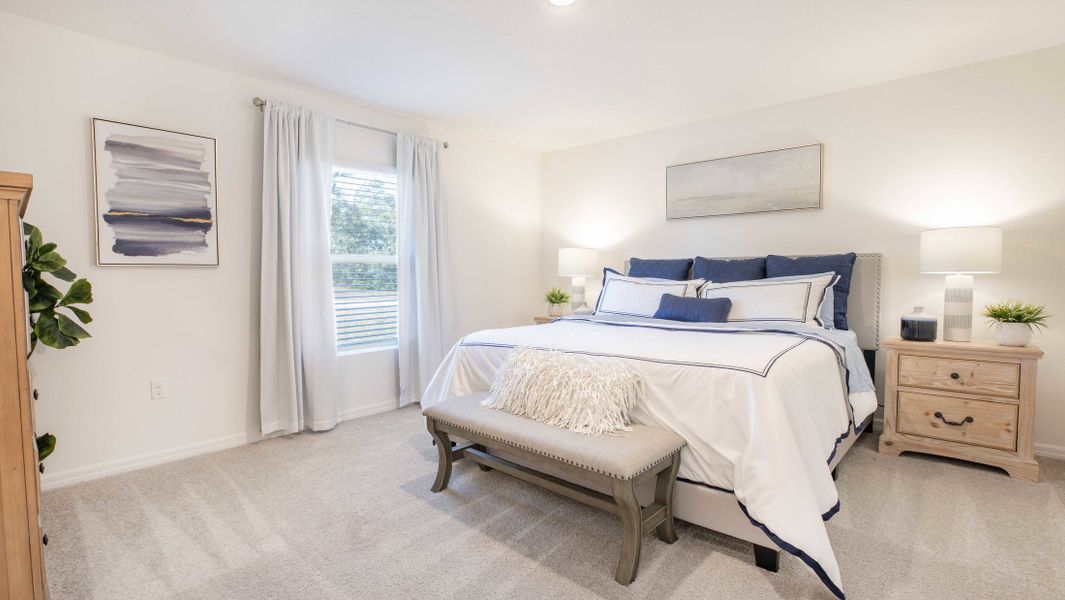 Representative furnished interior of a home built from the Marigold by Maronda Homes in North Port, North Port (Image 8).