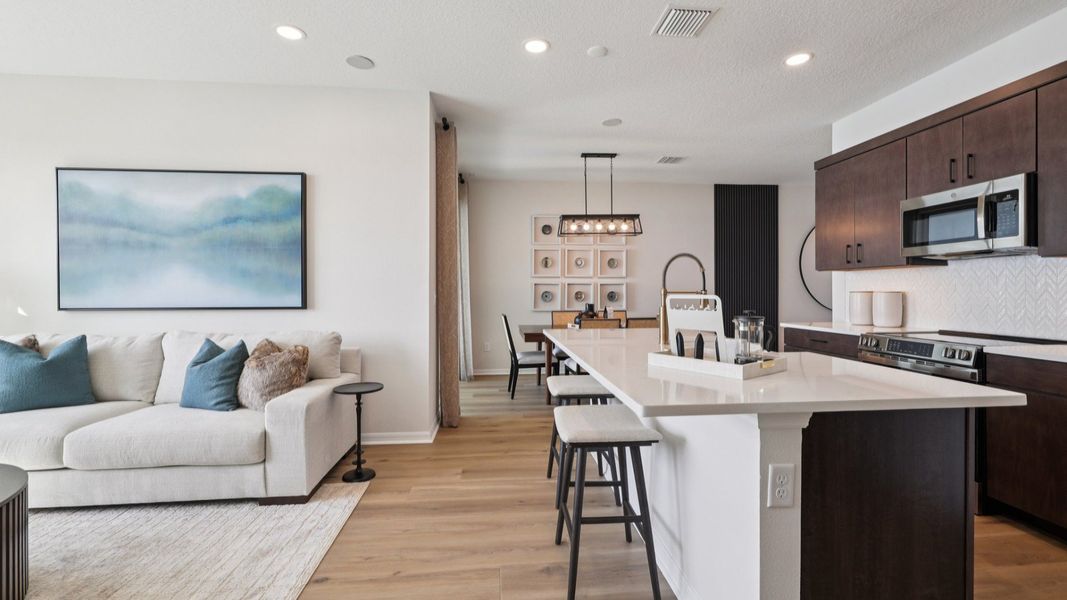 Furnished interior view inside a new home in Isla Mirada, San Antonio (Image 19).