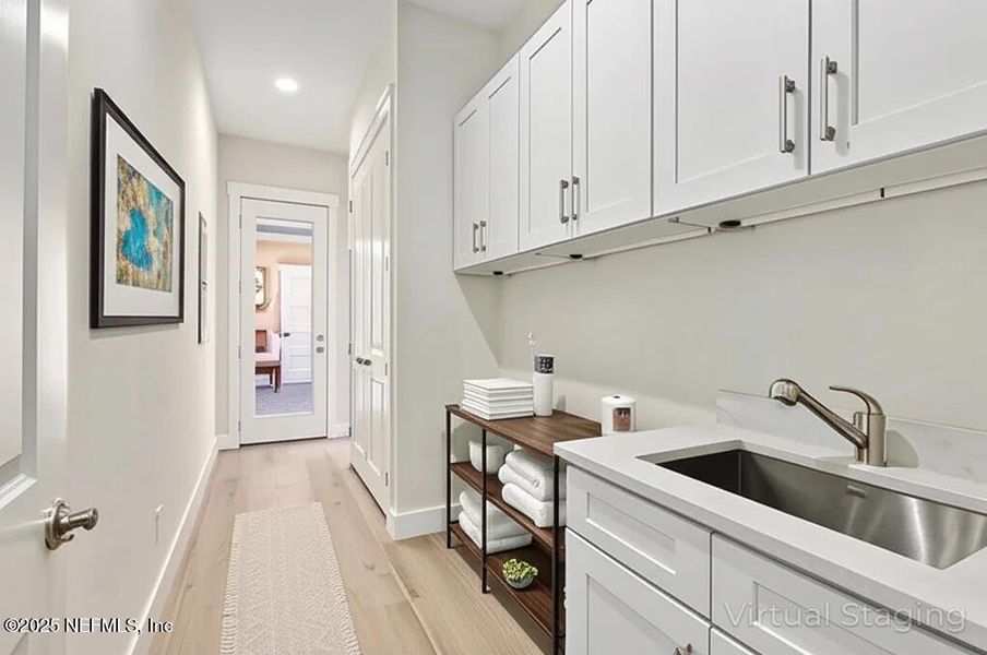 Furnished interior view inside a new home in , Jacksonville (Image 5). Furnished interior view inside a new home in , Jacksonville (Image 5).