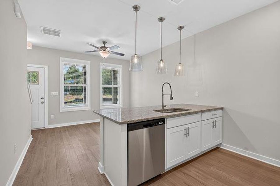 Furnished interior view inside a new home in The Cottages at East Lanier, Fayetteville (Image 18).