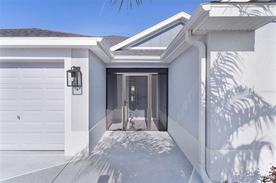 Exterior details and patio area of a home in , The Villages (Image 32). Exterior details and patio area of a home in , The Villages (Image 32).