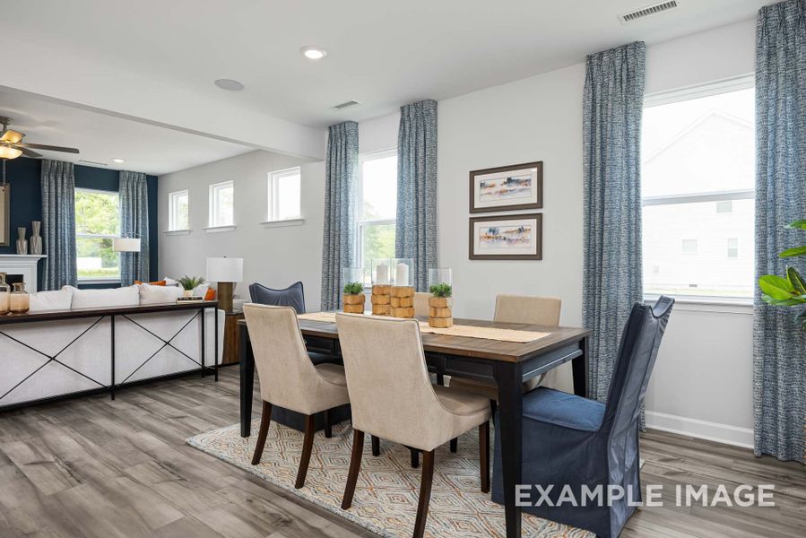 Representative furnished interior of a home built from the The Adalynn A by Davidson Homes LLC in Villas at Carpenter Woods, Durham (Image 8). Representative furnished interior of a home built from the The Adalynn A by Davidson Homes LLC in Villas at Carpenter Woods, Durham (Image 8).