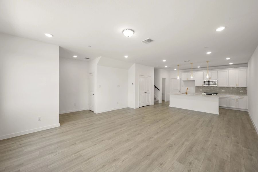 Open Kitchen-Living-Dining Room Representative Photo