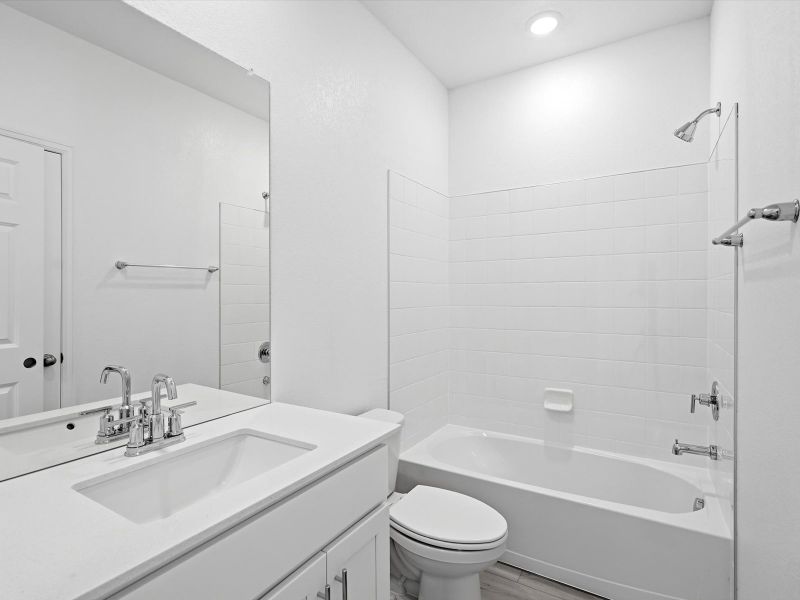 Furnished interior view inside a new home in Meridian Ranch, Peyton (Image 17).