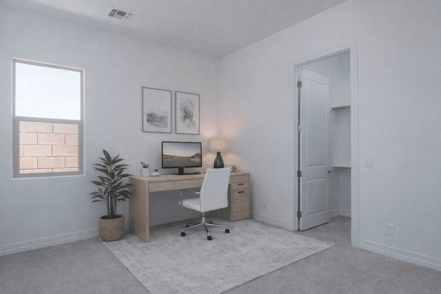 Furnished interior view inside a new home in Harmony at Montecito in Estrella, Goodyear (Image 12).