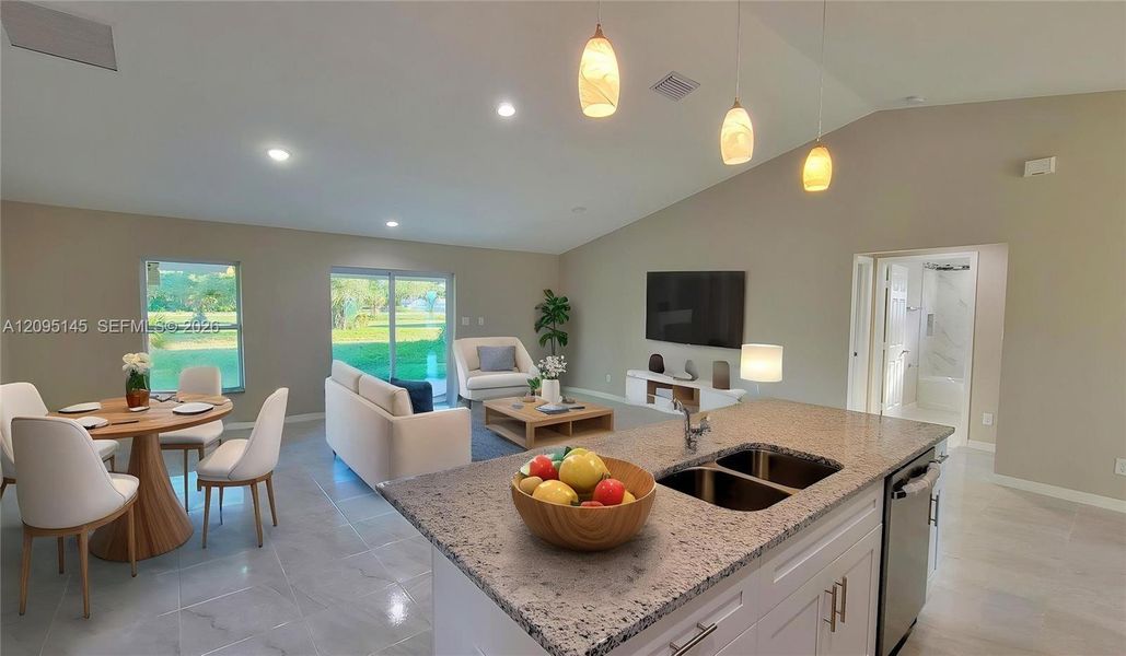 Furnished interior view inside a new home in , Labelle (Image 14). Furnished interior view inside a new home in , Labelle (Image 14).