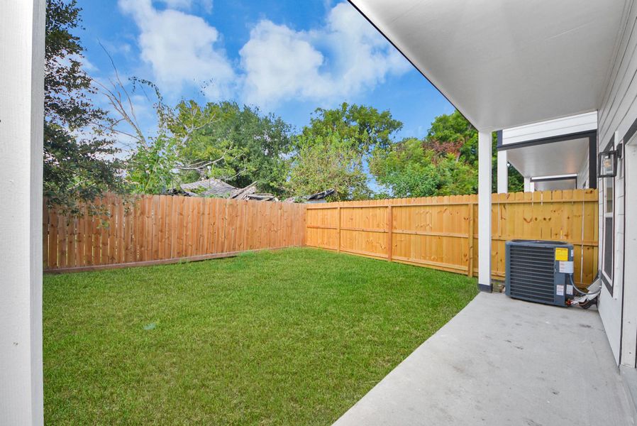 Exterior details and patio area of a home in , Houston (Image 30). Exterior details and patio area of a home in , Houston (Image 30).