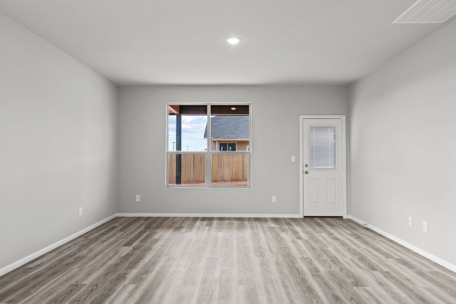 Representative unfurnished interior of a home built from the Shelby by D.R. Horton in Yukon Ridge, Odessa (Image 19). Representative unfurnished interior of a home built from the Shelby by D.R. Horton in Yukon Ridge, Odessa (Image 19).