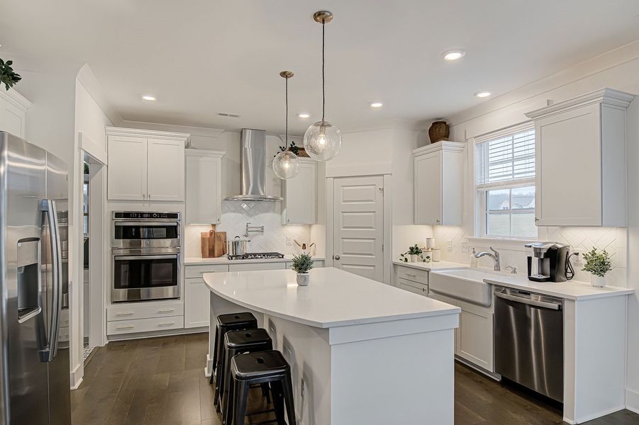 Furnished interior view inside a new home in Hanes Lake, Winston-Salem (Image 8). Furnished interior view inside a new home in Hanes Lake, Winston-Salem (Image 8).
