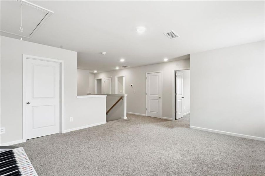 Spacious, unfurnished interior of a new home in Vistas at Towne Mill, Canton (Image 23).