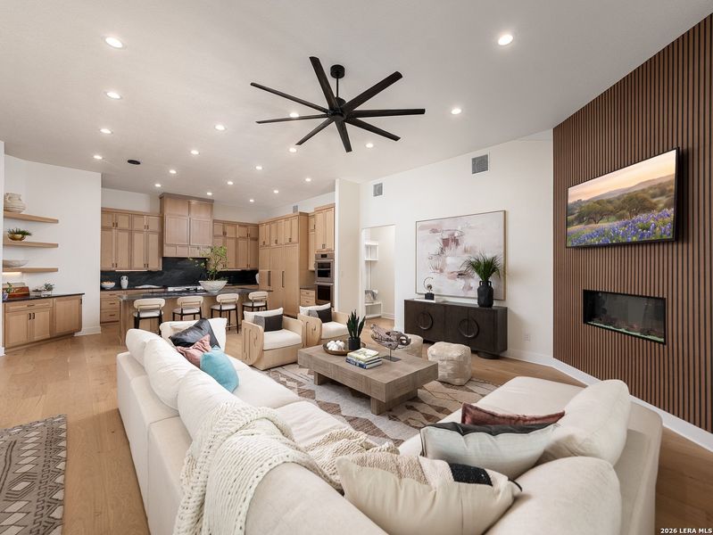 Furnished interior view inside a new home in , Boerne (Image 35).